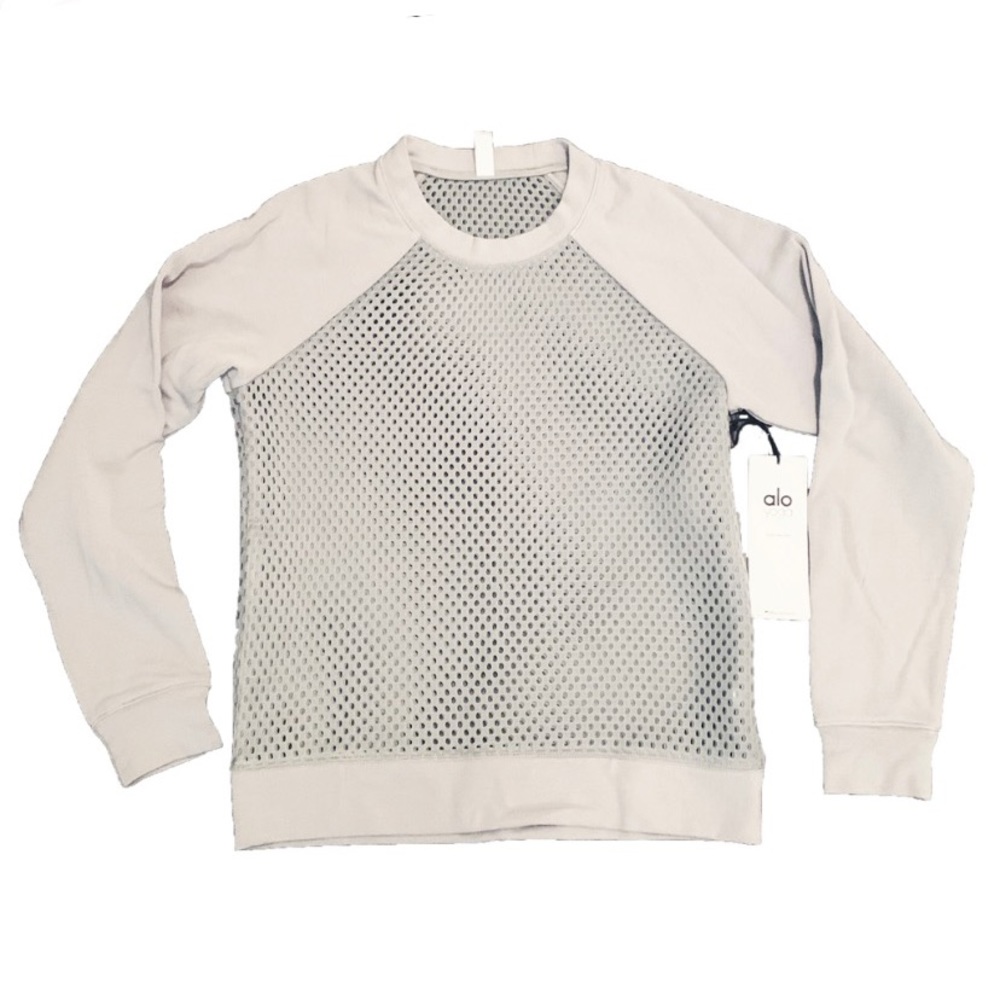 ALO YOGA MESH CREWNECK